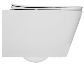 Подвесной унитаз Berges Sigma Rimless 082254 быстросъёмное сиденье дюропласт белый